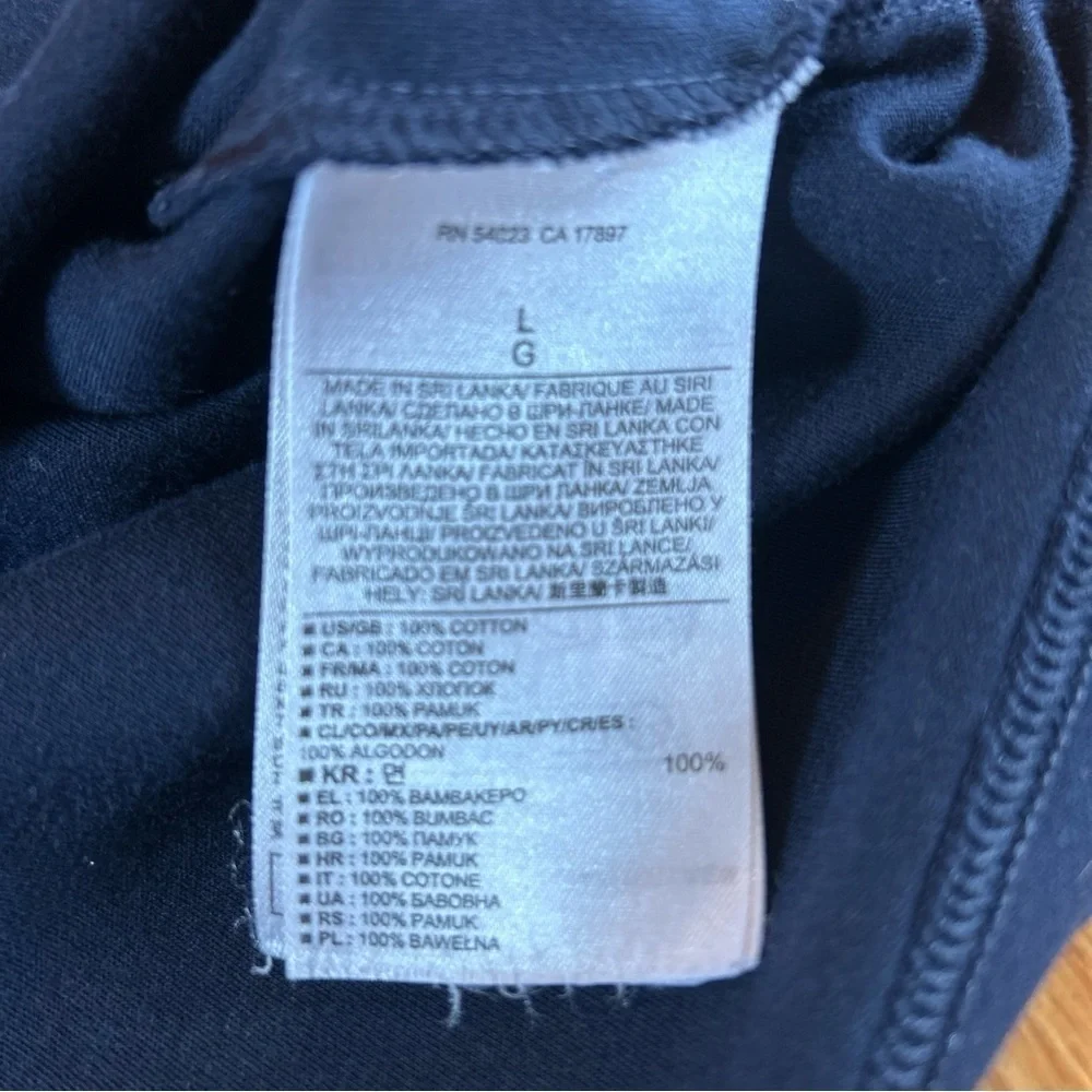 Banana Republic Men’s Large L Luxury Touch Navy Blue Short Sleeve Polo Shirt